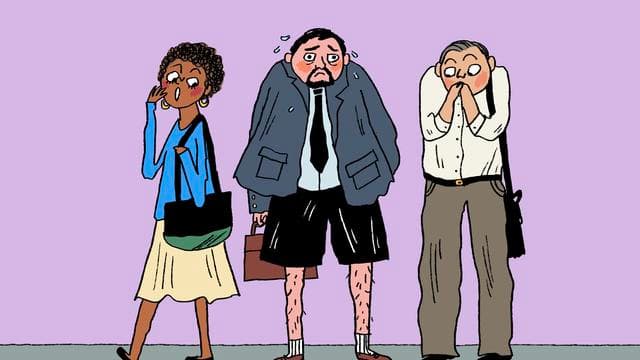 Shorts im Büro: Kurze Hosen im Büro?