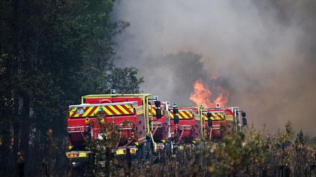 Waldbrände: Waldbrände bei Bordeaux: Wieder Tausende Touristen evakuiert
