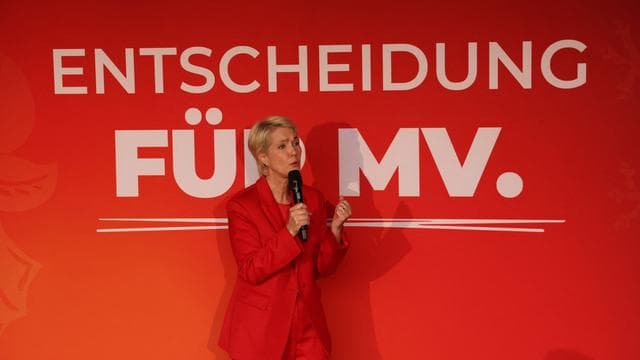 Landtagswahl: Die «Frau gegen Blau» hofft auf Fortsetzung in Schwerin