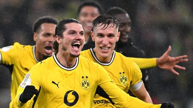 DFB-Pokal: BVB-Jubel nach Freistoß-Diskussion: «Wer trifft, hat recht»