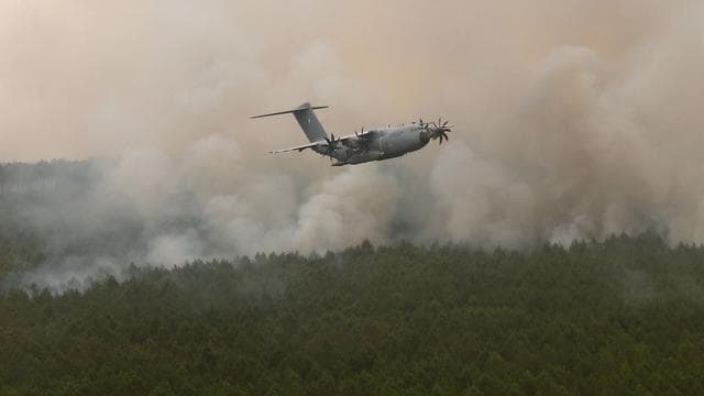 Waldbrände: Bundeswehr schickt Hilfe in französische Krisenregion