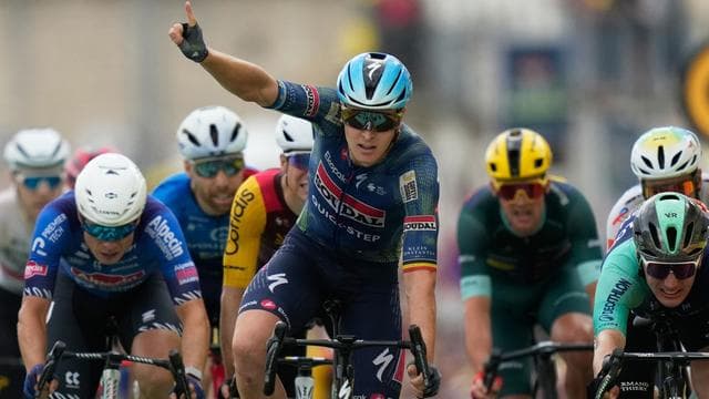 Radsport: Tour-Hattrick für Merlier, Kanter Siebter - Sturz bei Sprint