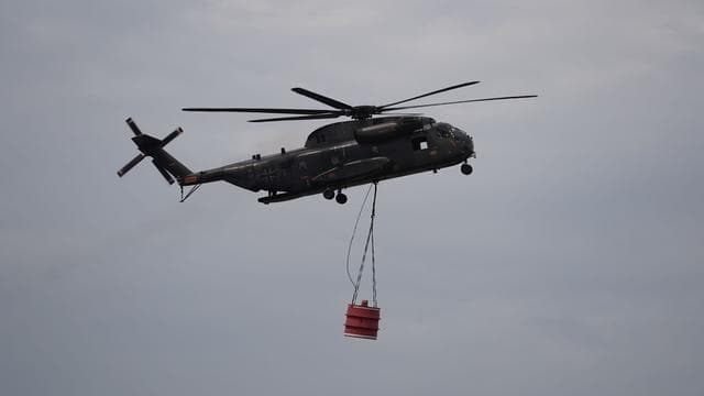 Keine Entwarnung: Brand im Nationalpark – Hubschrauber auch Samstag im Einsatz