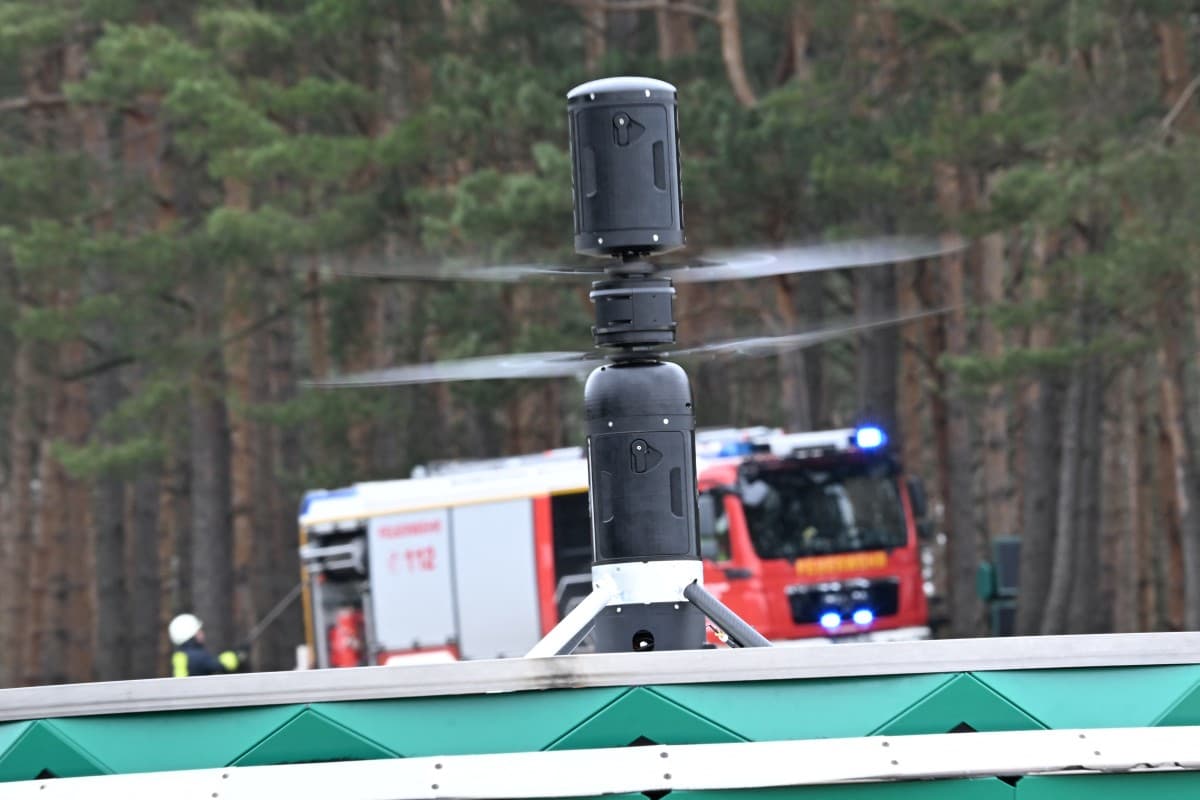 AI-powered drones track down fires in German forests