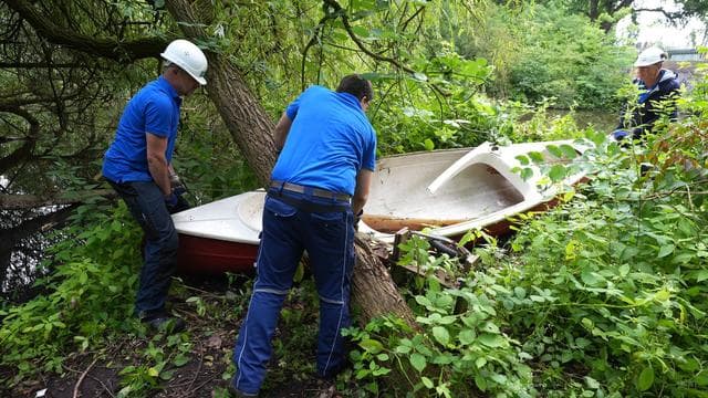Entsorgung: Warum jetzt Schrott-Kanus aus dem Stadtbild verschwinden