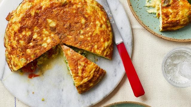 Gemüsebeet-Frittata : Frittata für den Vata