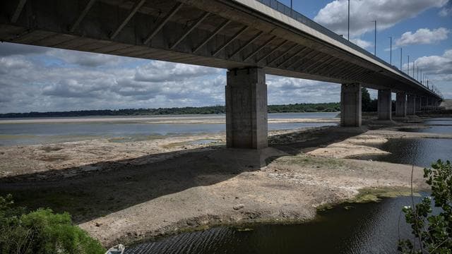 Trockenheit: Wassermangel an der Donau bedroht Stromproduktion in Mitteleuropa