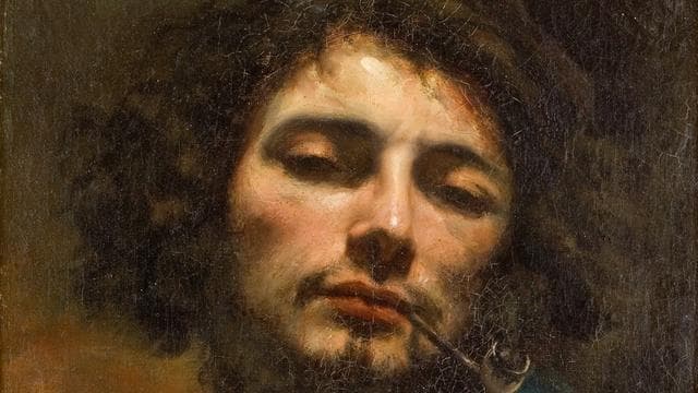 Gustave Courbet: Halb kniet er am Abgrund, halb kippt er hinein
