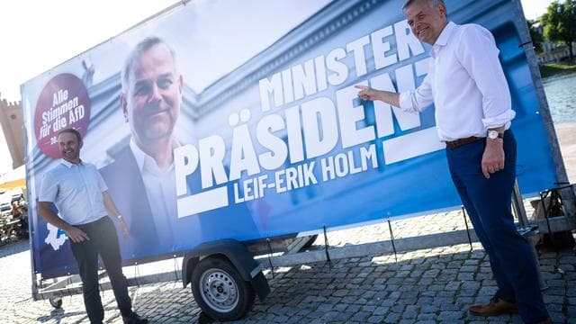 Landtagswahl: AfD stellt Wahlkampagne vor und gibt sich siegessicher