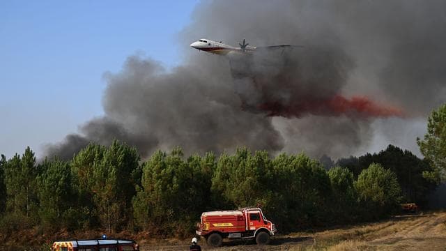Hitzewelle: Neue Waldbrände brechen in mehreren Regionen Frankreichs aus