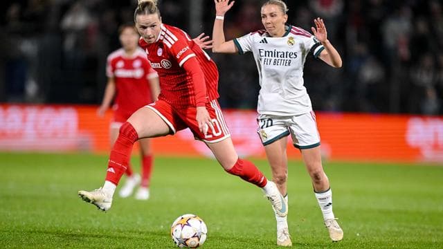 Frauen-Fußball: Königsklassen-Dämpfer für Bayern-Frauen: Nur 2:2 gegen Real